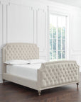 Ashville Upholstered Bed with Footboard