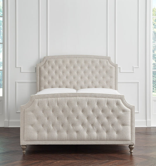 Ashville Upholstered Bed with Footboard