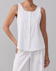 Caricia Buttoned Tank Top