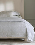 Maiolica silver sage duvet cover