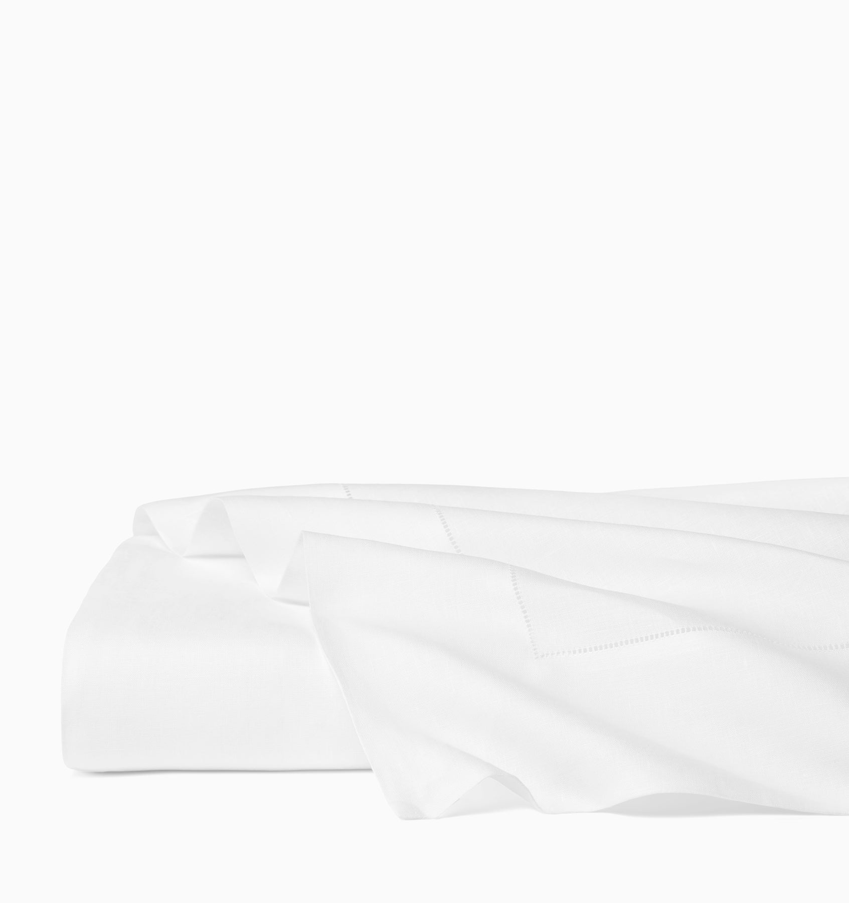 SFERRA クイーンフラットシーツ Classico Flat Sheets - White Linen Flat Sheets | SFERRA