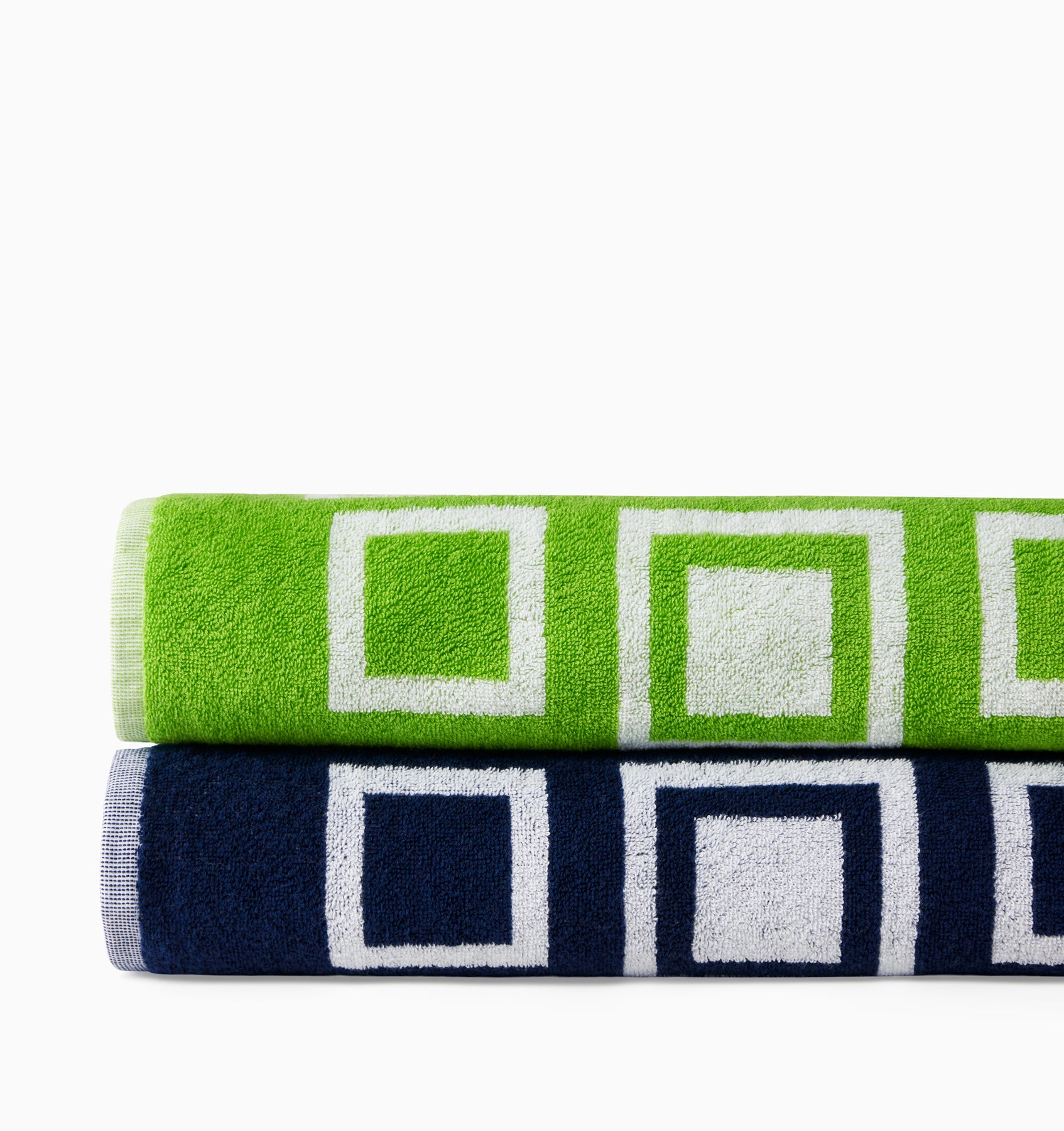 Monterosso Beach Towel - Geometric Beach Towel | SFERRA