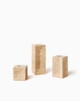 Travertino Candle Holders