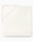 Ariel oyster fitted sheet folded
