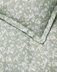Fronda duvet cover ans sham in sage