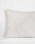 Isabella ivory/sand jacquard sham