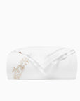 Isabella Ivory/Sand duvet cover folded