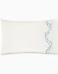 Isabella ivory/sea pillowcase