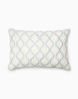 Isabella ivory/sea decorative pillow