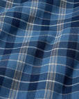 Masseria table linens in Cadet/Navy close up details
