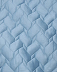 Palatino sea details for the quilt and sham