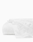 Palatino white quilt on a white background
