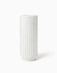 Romano marble white vase