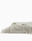 Terranova grey throw blanket folded