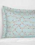 Baldwin Bamboo decorative pillow sham