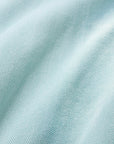 Close up Celine throw fabric in white/aqua