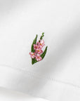 Fiorenza August Gladiolus flower guest towel close up texture