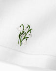 Fiorenza January snowdrop flower guest towel close up texture
