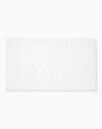 White Oasi tub mat flat lay
