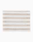 Stramare table runner folded in white/natural