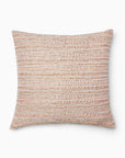 Tindari 22x22" decorative pillow in apricot
