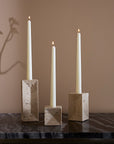 Travertino Candle Holders