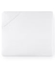 Celeste white fitted sheet