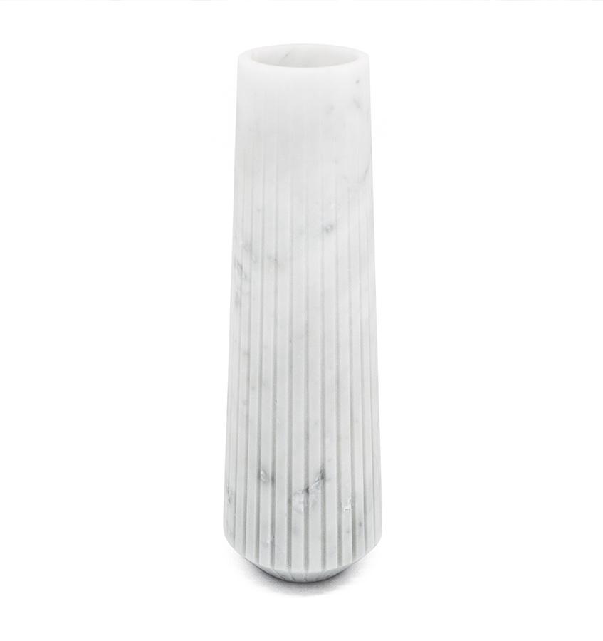 SFERRA Fiammetta V Italian Marble Luni Vase