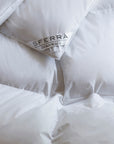 SFERRA Cornwall collection is filled with our very finest white goose down and is airy, while bestowing a wonderful loft.