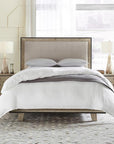 A bed with SFERRA Tesoro luxury bedding, crafted from the finest cotton in the world.