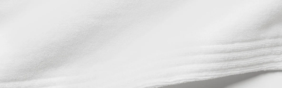 Cielo bath robe white details