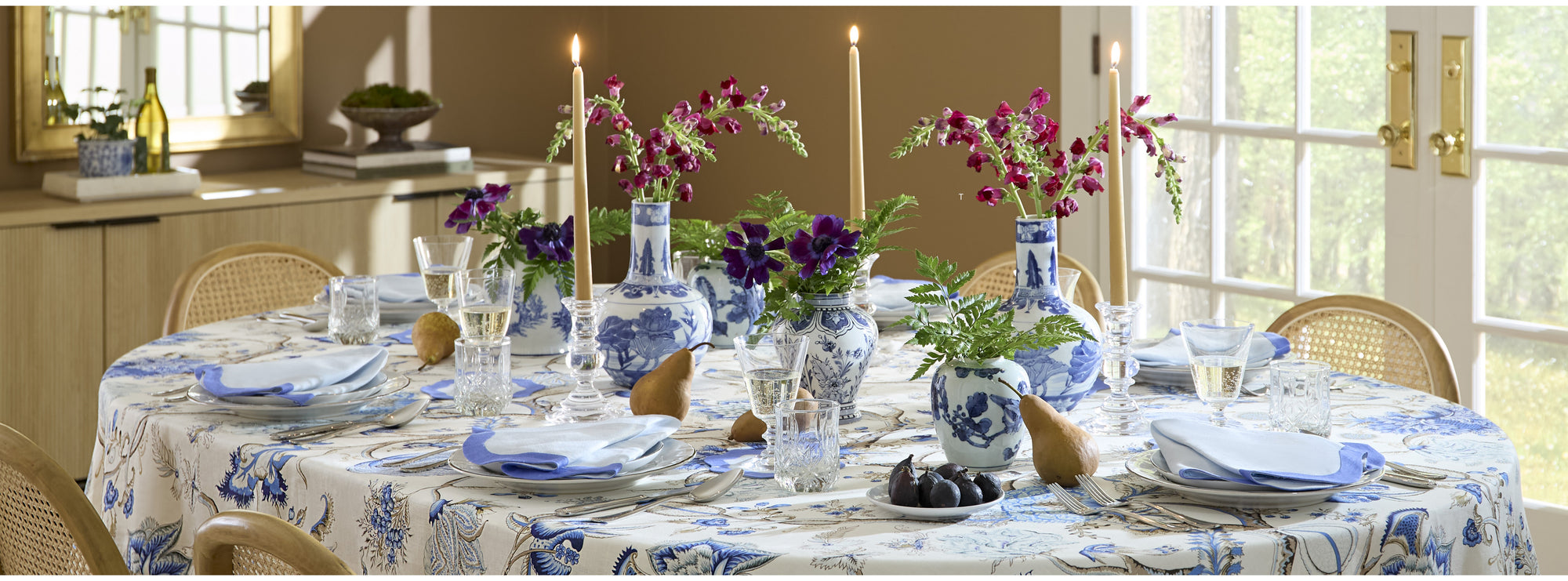 Pondicherry table linens