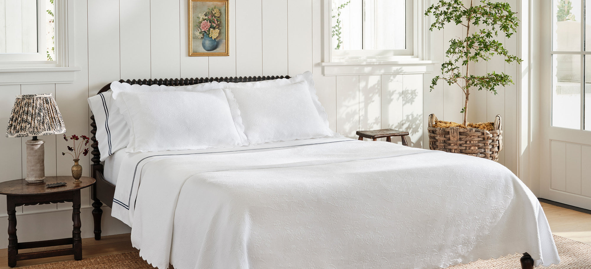 Grande Hotel bedding with Alice coverlet