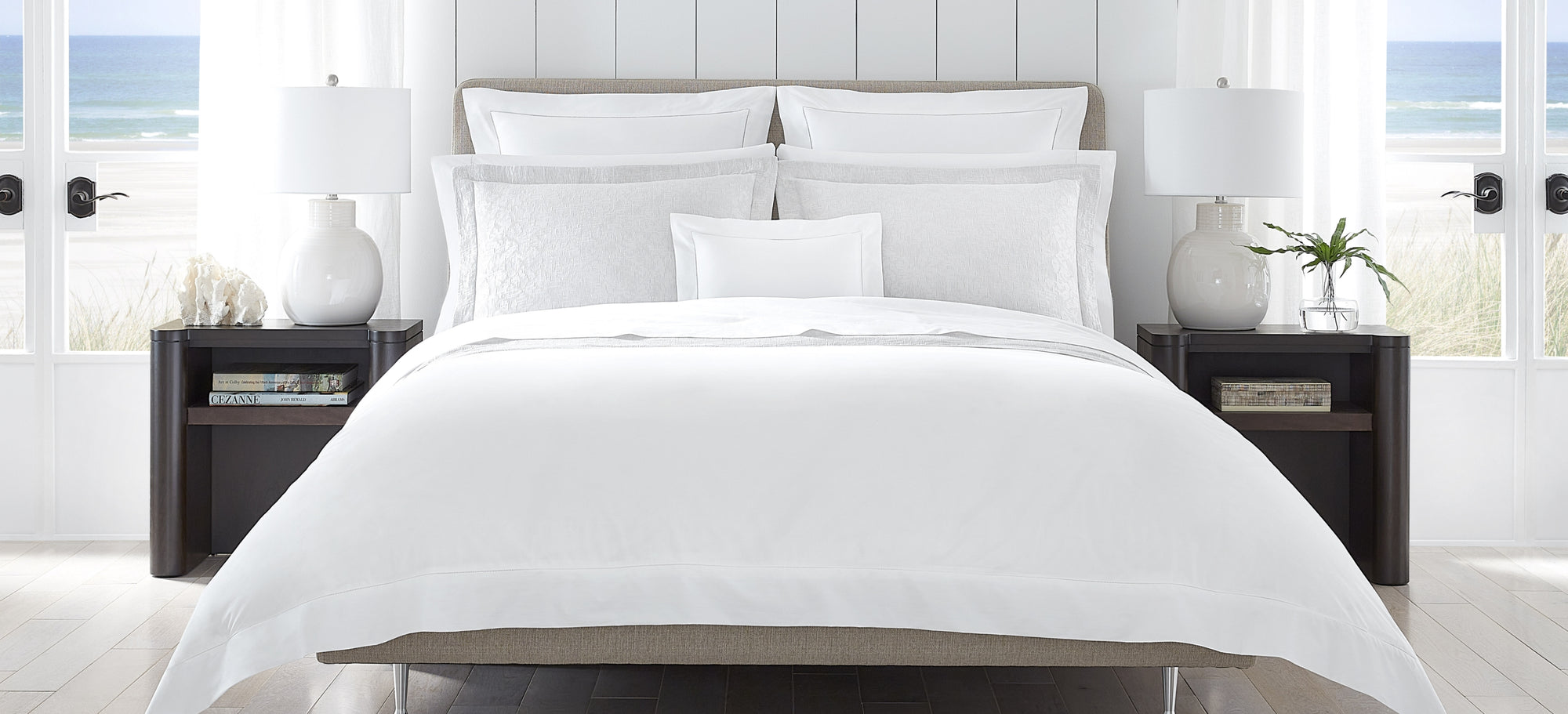 Celeste Bed Collection with the Aldino Coverlet