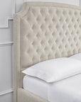 Ashville Upholstered Bed with Footboard