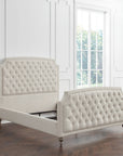 Ashville Upholstered Bed with Footboard