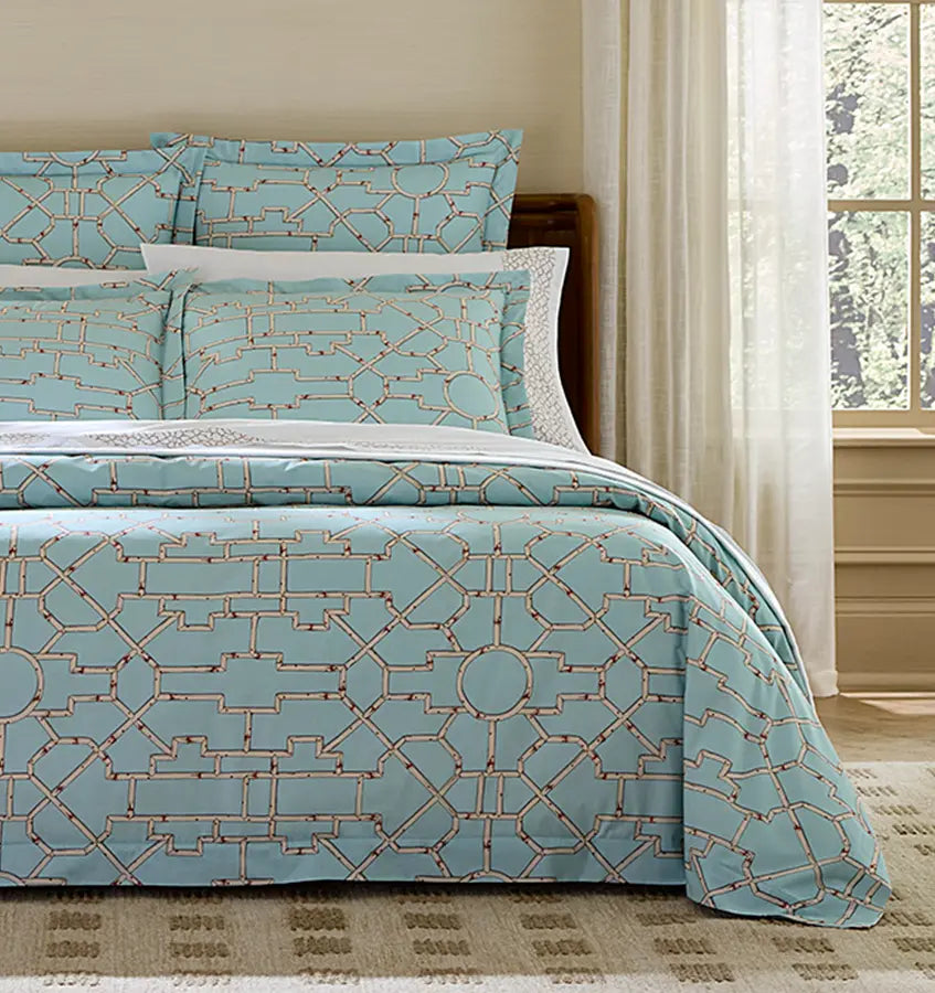 Baldwin Bamboo duvet cover corner shot