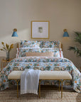 Cinque Terra full bed with the Calasetta decorative pillow