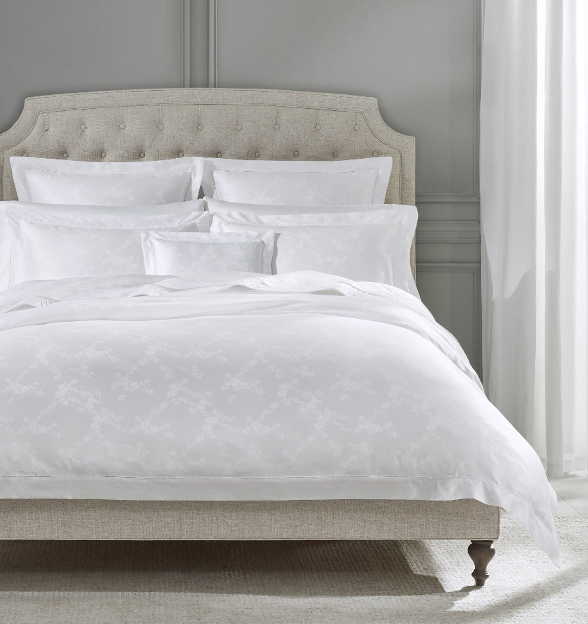 Housse De Couette Sferra Tarsia - Coton égyptien Satin - Taille Queen/Full - 3 Pièces