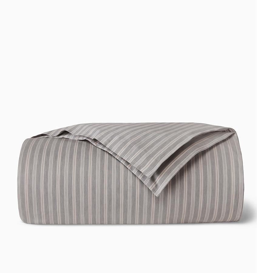 Leranto Duvet Cover - Sateen Striped Duvet Cover | SFERRA