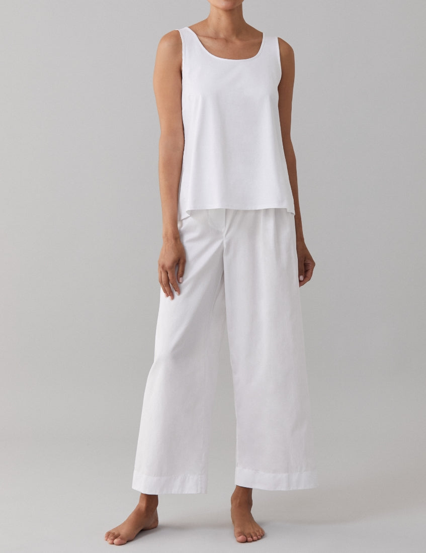Caricia Tank Top - Luxury Cotton Loungewear | SFERRA