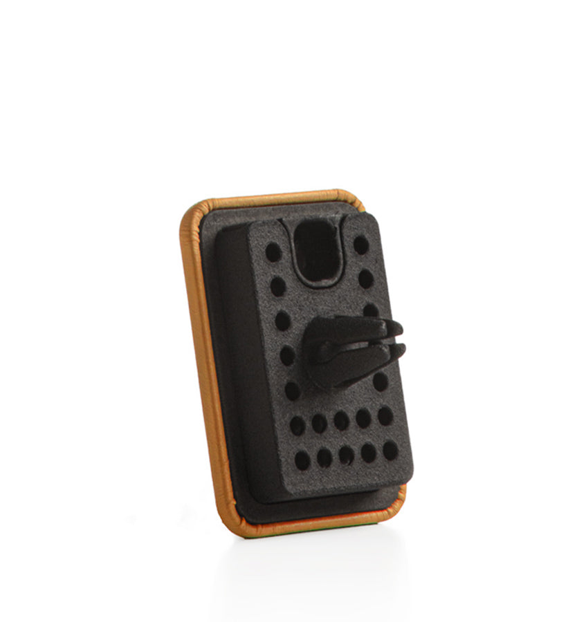 CULTI MILANO カーフレグランス　ケース　THE Mareminerale Orange Leather Diffuser - Car Diffuser | SFERRA