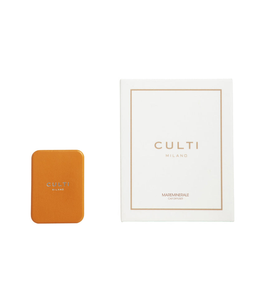 Medierranea Orange Leather Diffuser - Car Diffuser | SFERRA