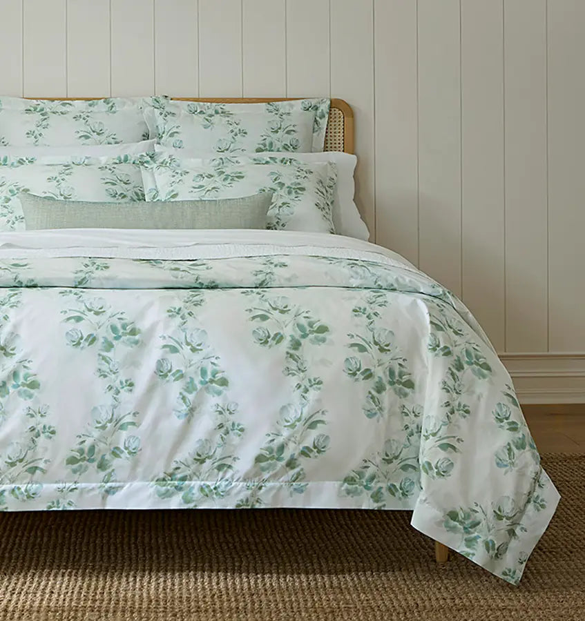 Rosa duvet cover in poolside 