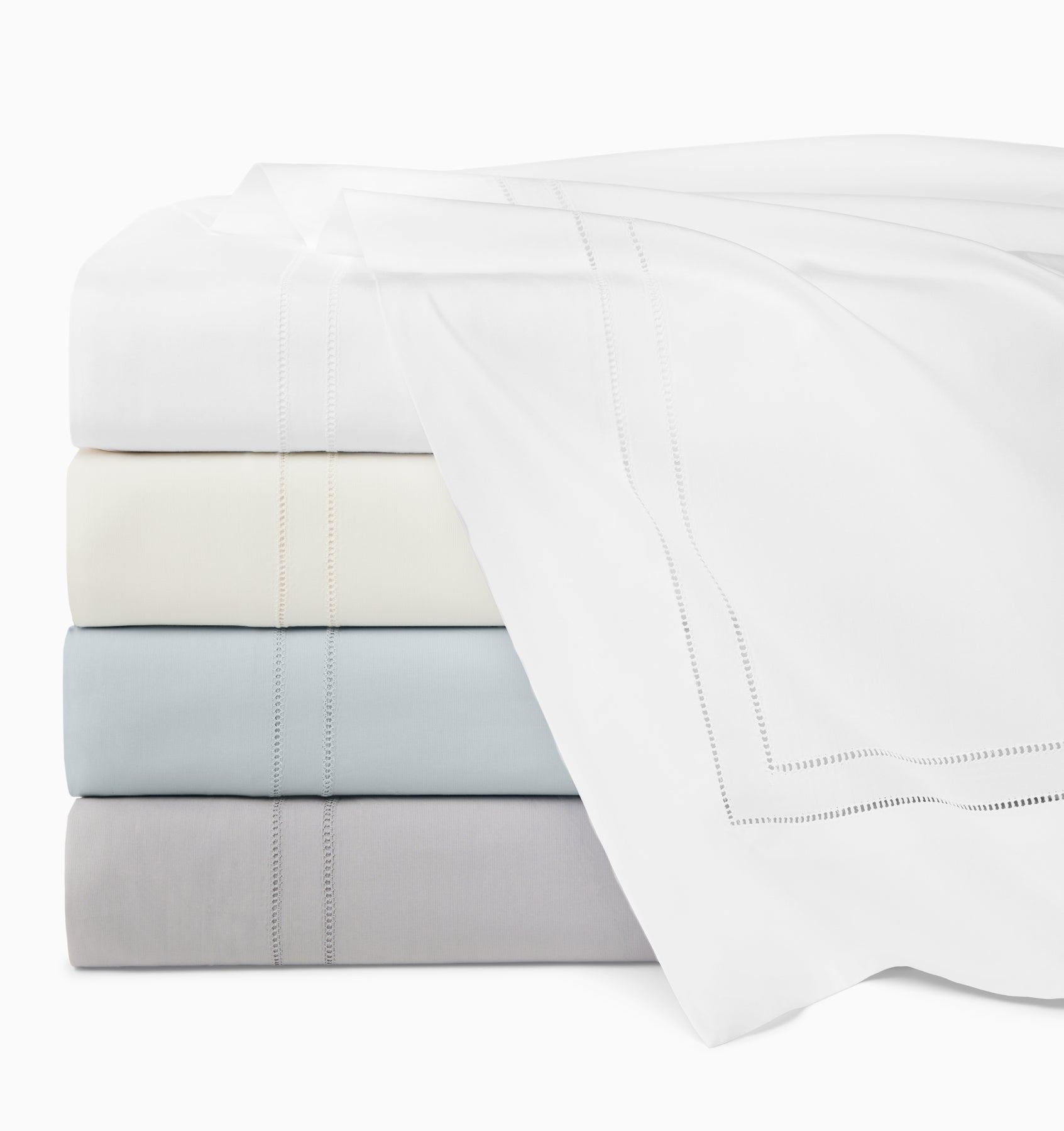 Finna Flat Sheet - Luxury Percale Flat Sheets | SFERRA