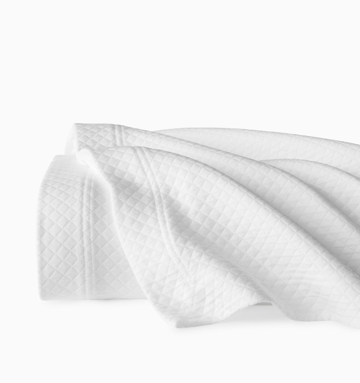 Rombo Coverlet Luxury Piecedyed Piqué Matelassé Bedding SFERRA