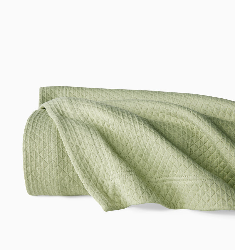 Rombo Coverlet Luxury Piecedyed Piqué Matelassé Bedding SFERRA