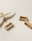 Travertino Napkin Rings
