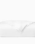 Ariel white duvet cover folded