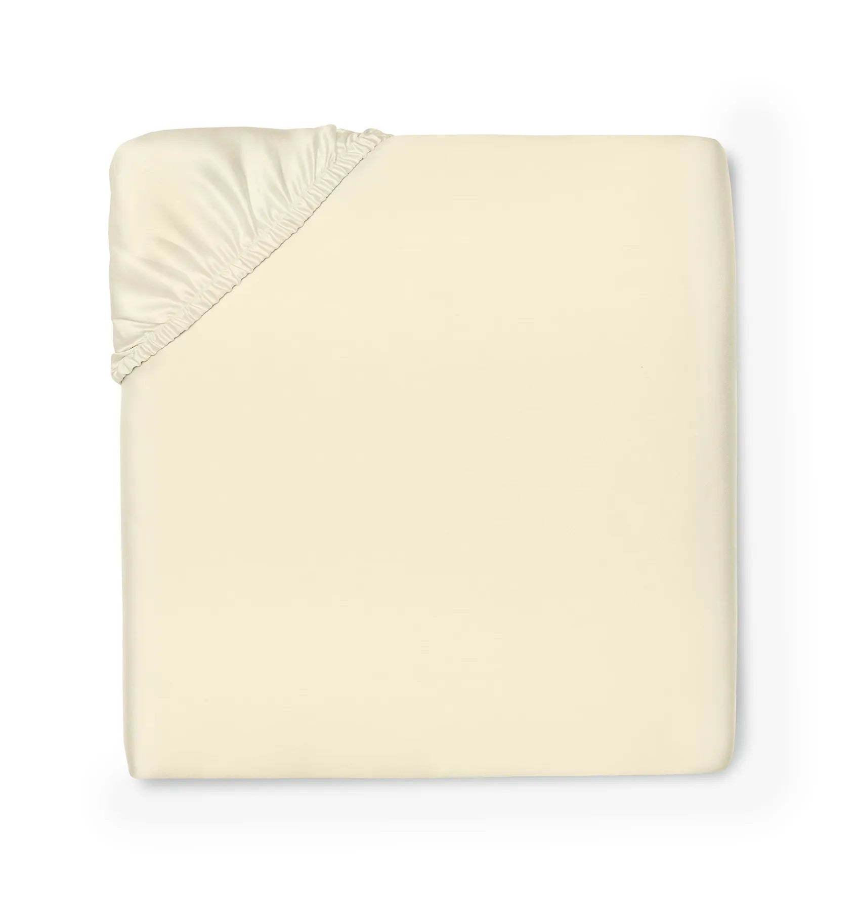 Ariel parchment fitted sheet folded
